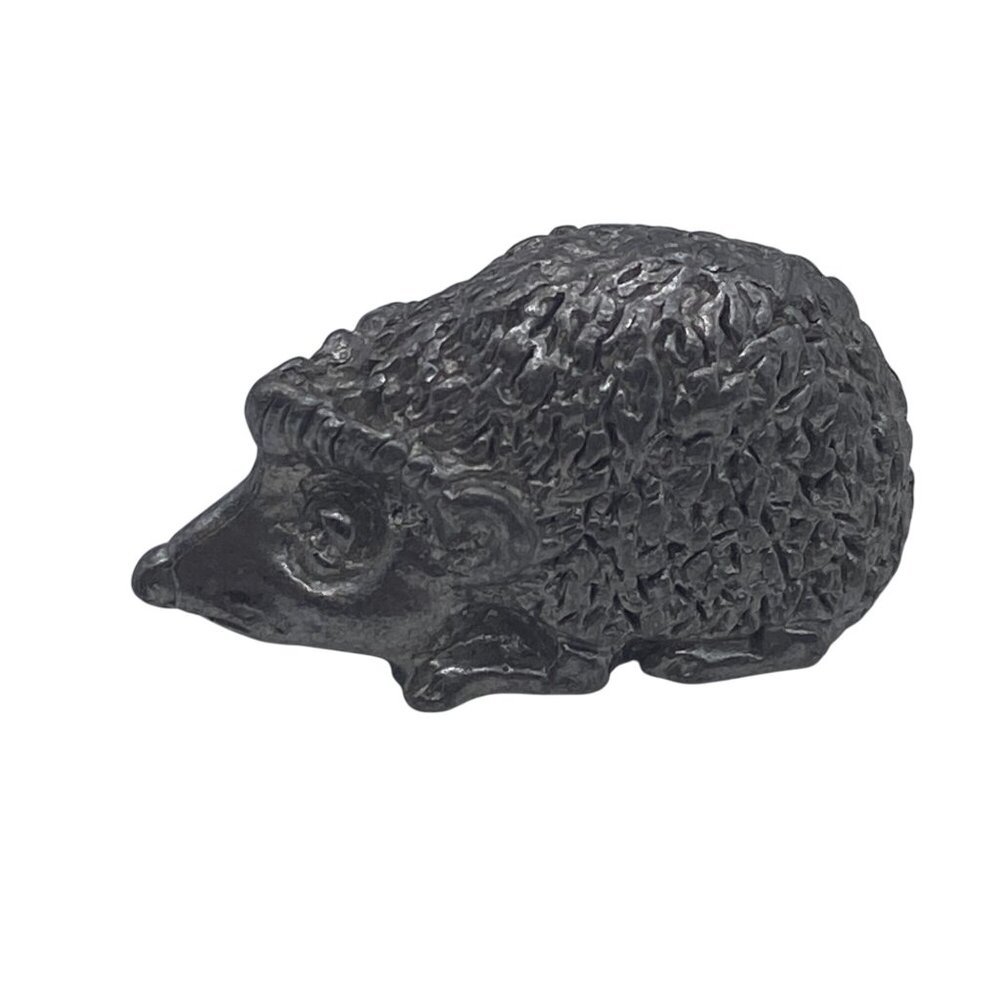 Hedgehog Pewter silver mini figure metal shelf sitter miniature‎ animal
